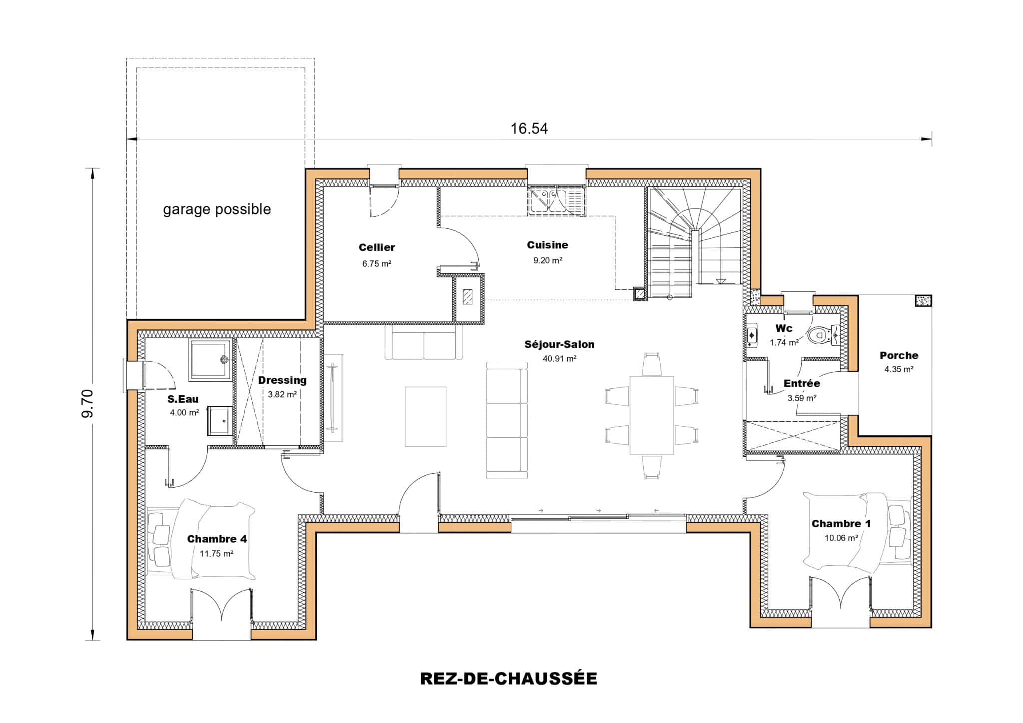 Vente maison à Leojac (82230) de 124 m2 habitable sur terrain de 1180 m2