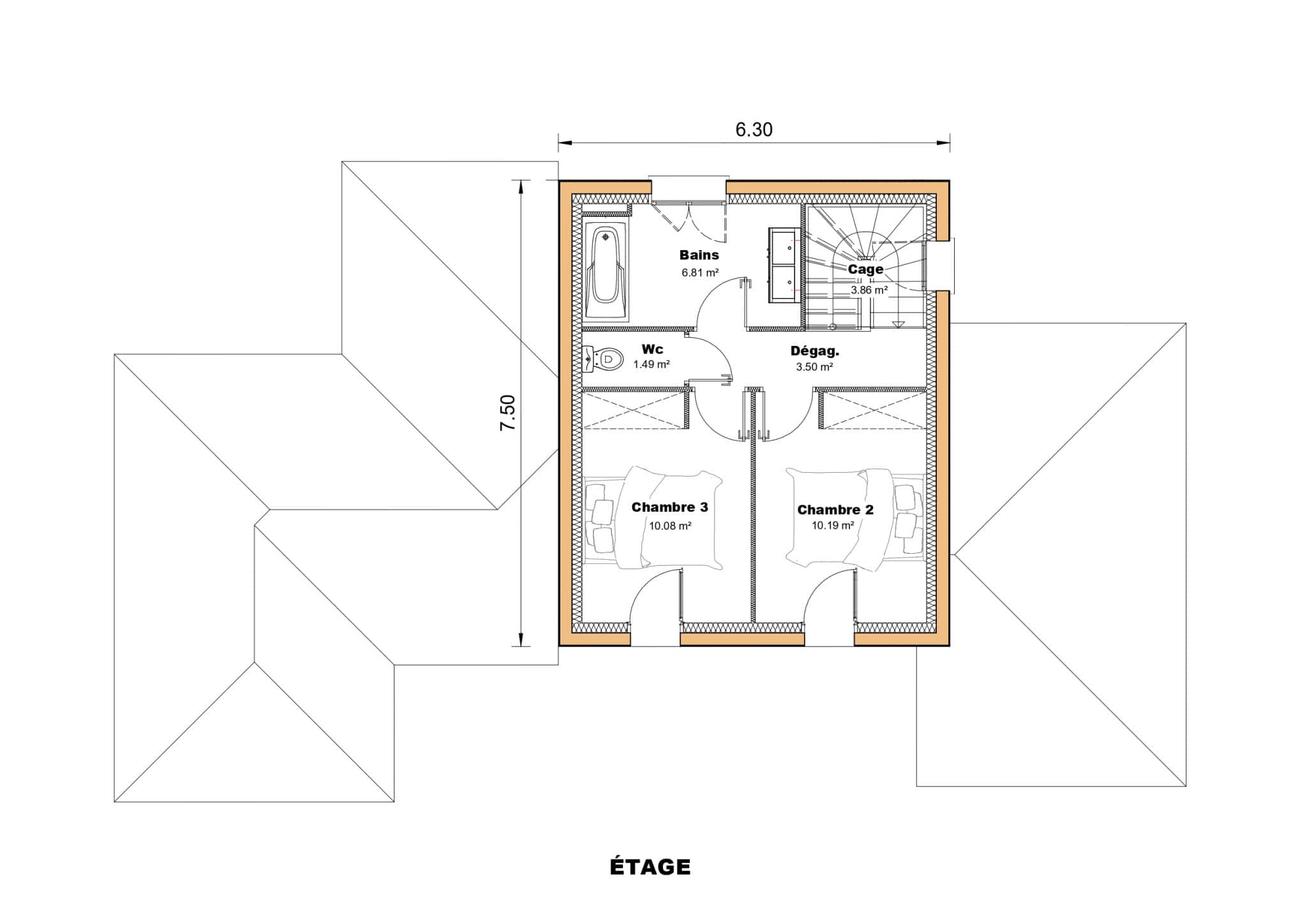 Vente maison à Leojac (82230) de 124 m2 habitable sur terrain de 1180 m2
