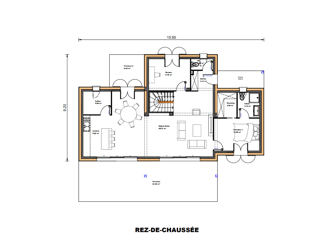 Vente maison à Monbalen (47340) de 136 m2 habitable sur terrain de 7400 m2