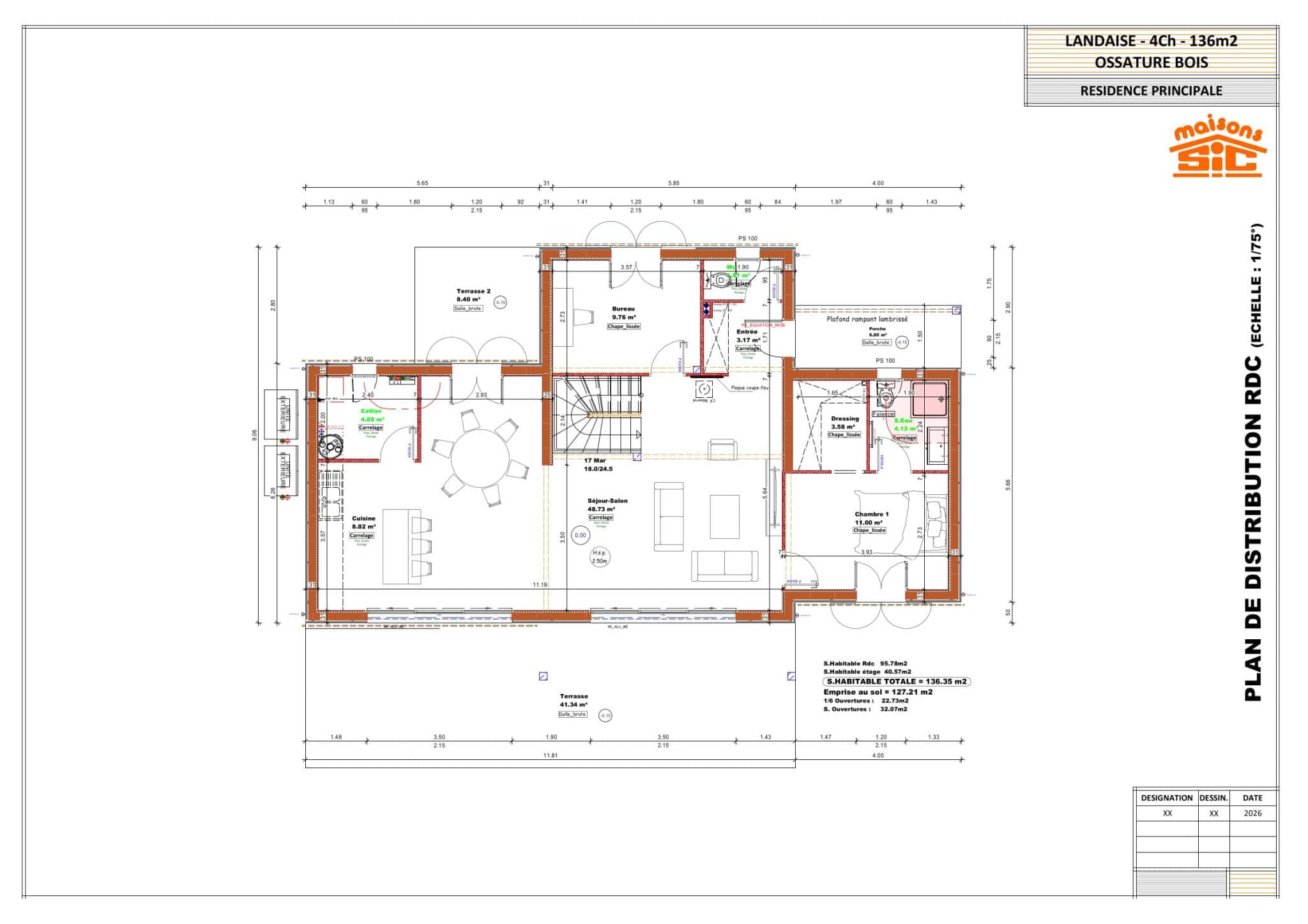 Vente maison à Penne d agenais (47140) de 136 m2 habitable sur terrain de 1200 m2