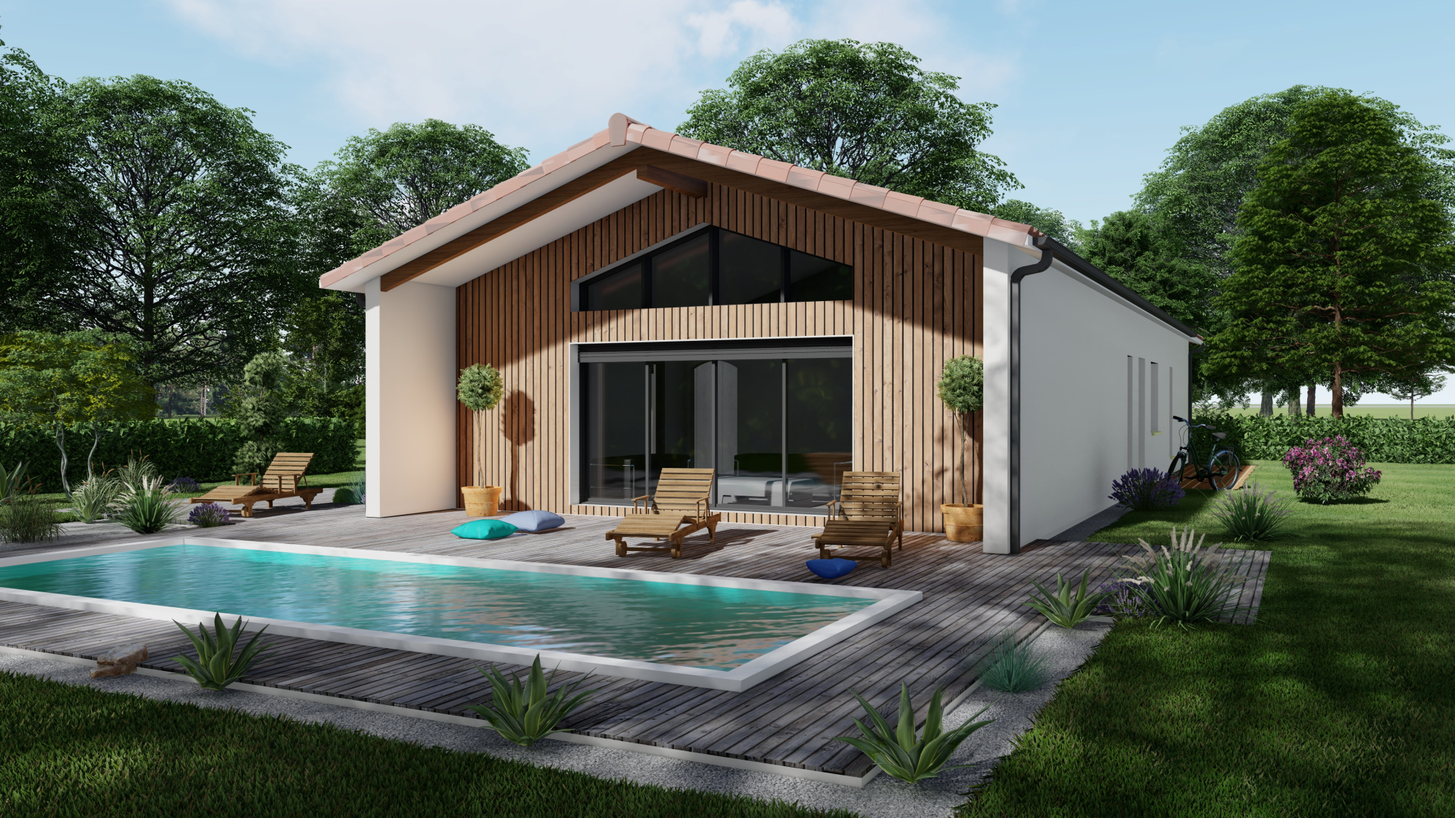 Vente maison à St pardoux du breuil (47200) de 122 m2 habitable sur terrain de 625 m2 Vente maison à St pardoux du breuil (47200) de 122 m2 habitable sur terrain de 625 m2