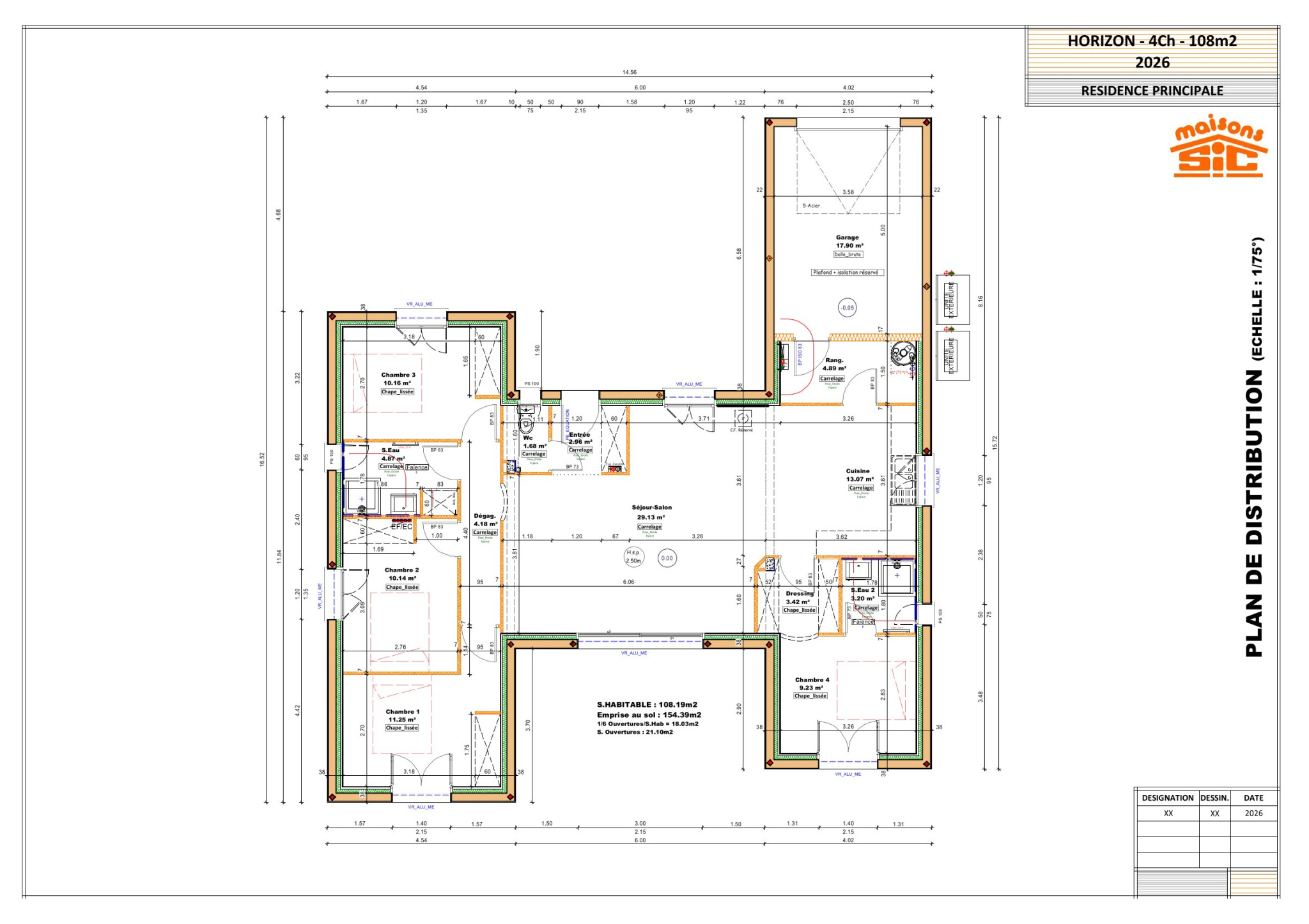 Vente maison à St vite (47500) de 108 m2 habitable sur terrain de 1411 m2