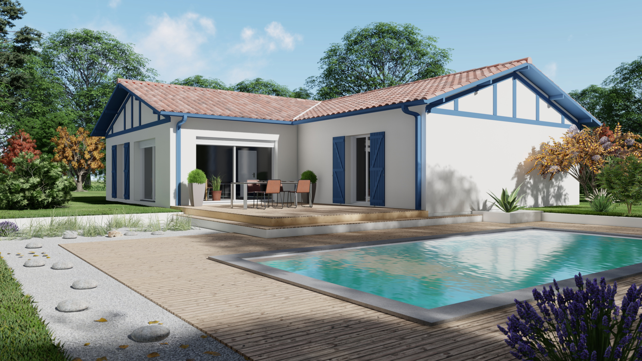Vente maison à Villeneuve sur lot (47300) de 107 m2 habitable sur terrain de 1077 m2 Vente maison à Villeneuve sur lot (47300) de 107 m2 habitable sur terrain de 1077 m2