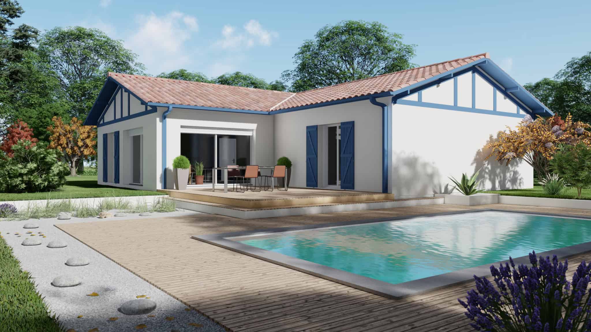 Vente maison à Leboulin (32810) de 107 m2 habitable sur terrain de 933 m2