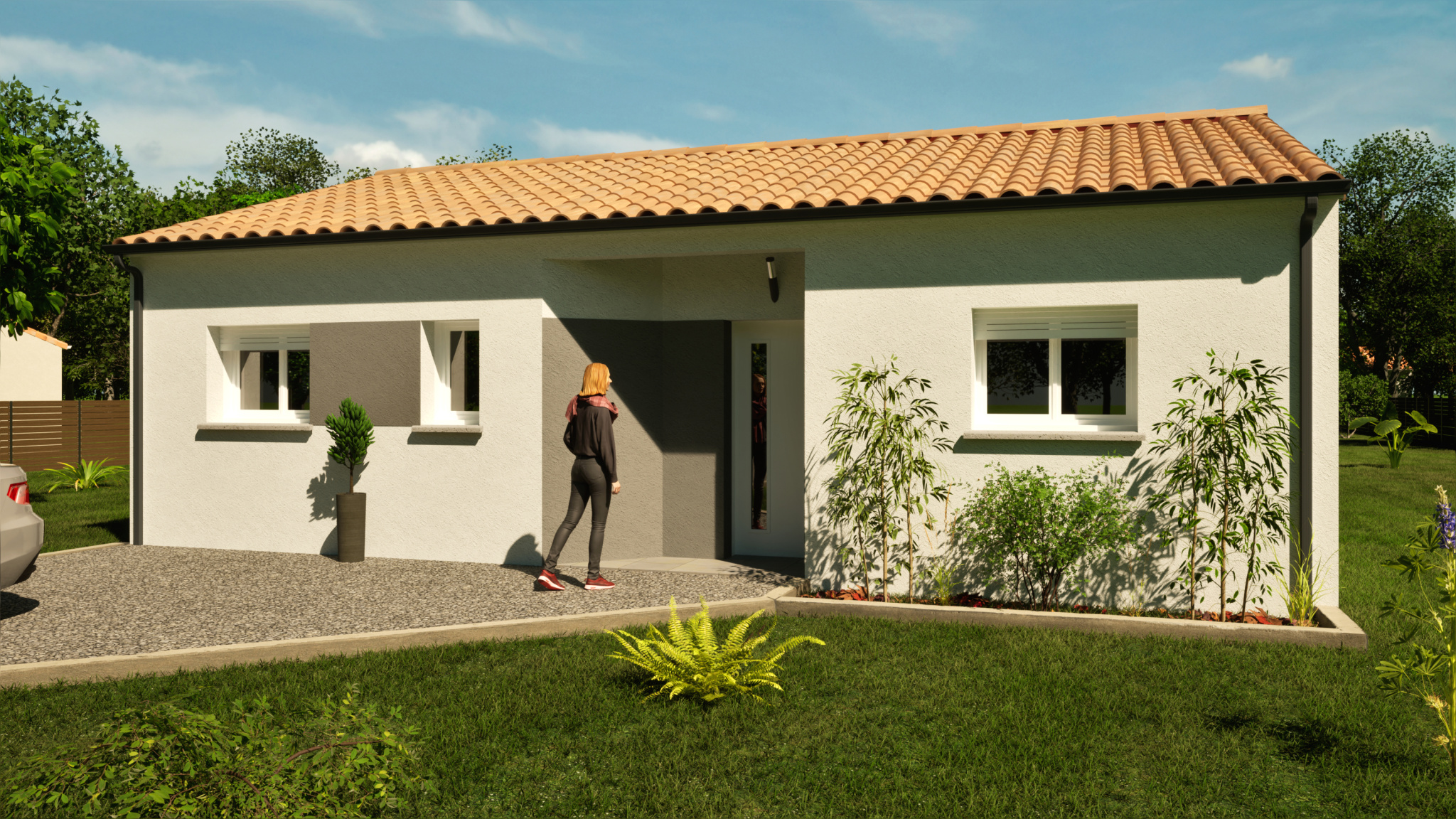 Vente maison à Villeneuve sur lot (47300) de 80 m2 habitable sur terrain de 463 m2