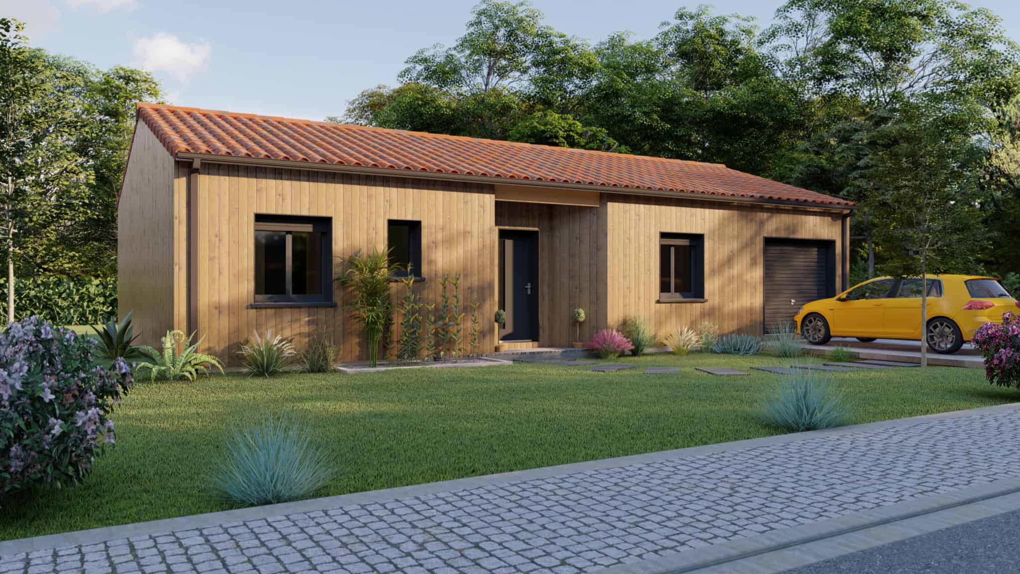 Vente maison à Auros (33124) de 90 m2 habitable sur terrain de 905 m2 Vente maison à Auros (33124) de 90 m2 habitable sur terrain de 905 m2