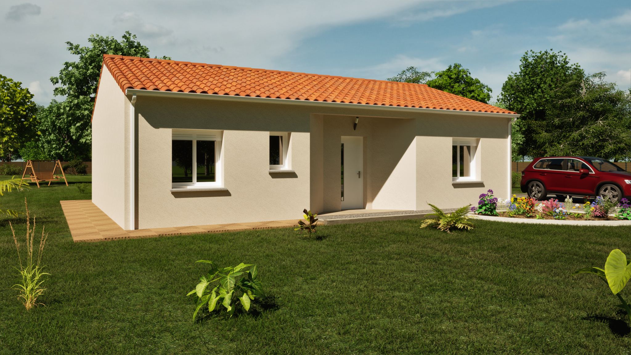 Vente maison à Bouloc (31620) de 80 m2 habitable sur terrain de 660 m2 Vente maison à Bouloc (31620) de 80 m2 habitable sur terrain de 660 m2