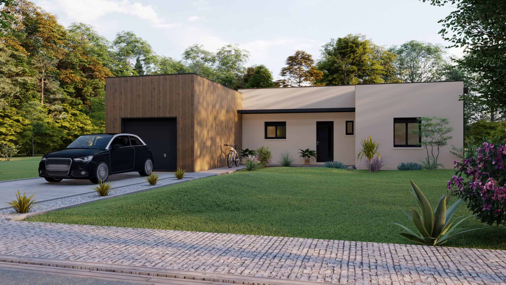 Vente maison à Casteljaloux (47700) de 108 m2 habitable sur terrain de 1315 m2