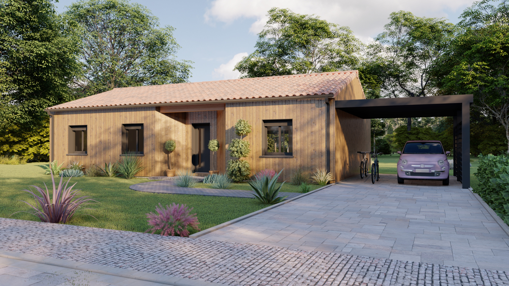 Vente maison à Condezaygues (47500) de 102 m2 habitable sur terrain de 1352 m2 Vente maison à Condezaygues (47500) de 102 m2 habitable sur terrain de 1352 m2