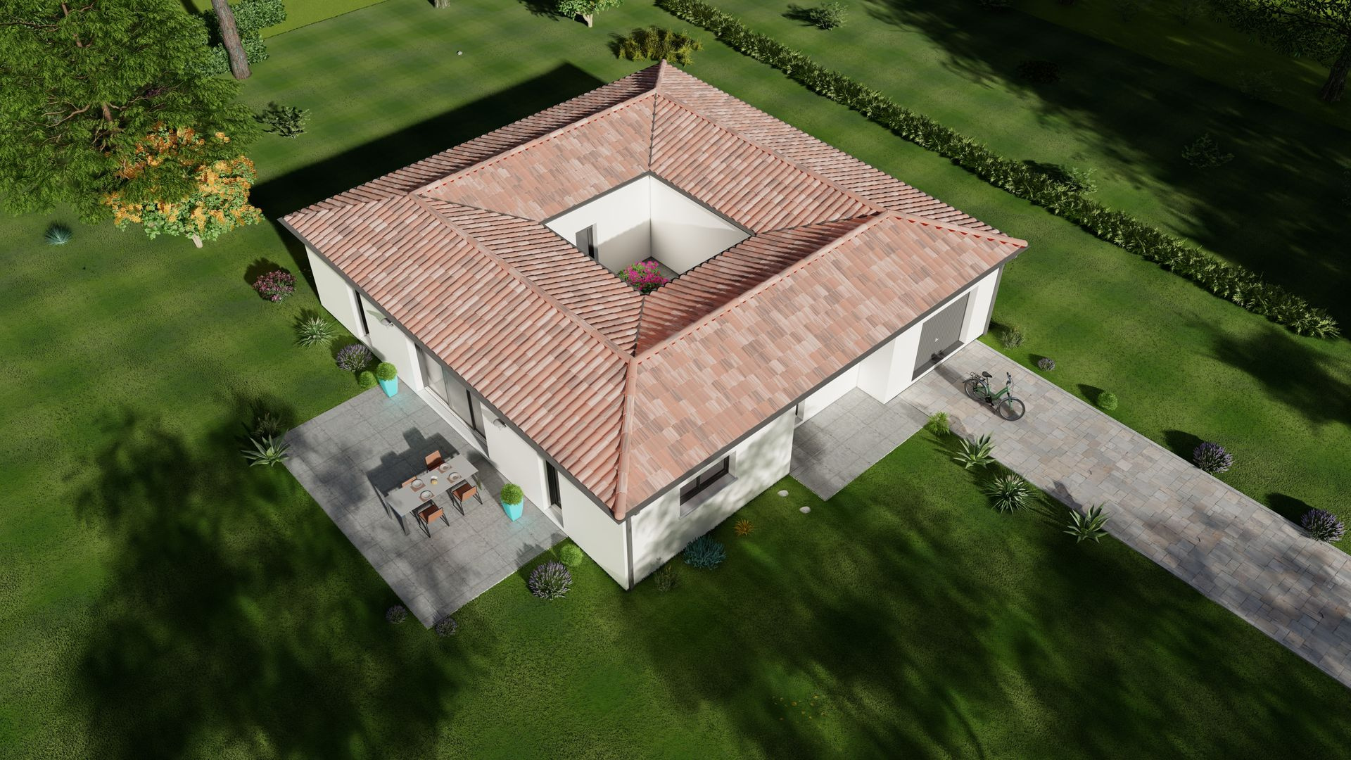 Vente maison à Sanguinet (40460) de 125 m2 habitable sur terrain de 485 m2