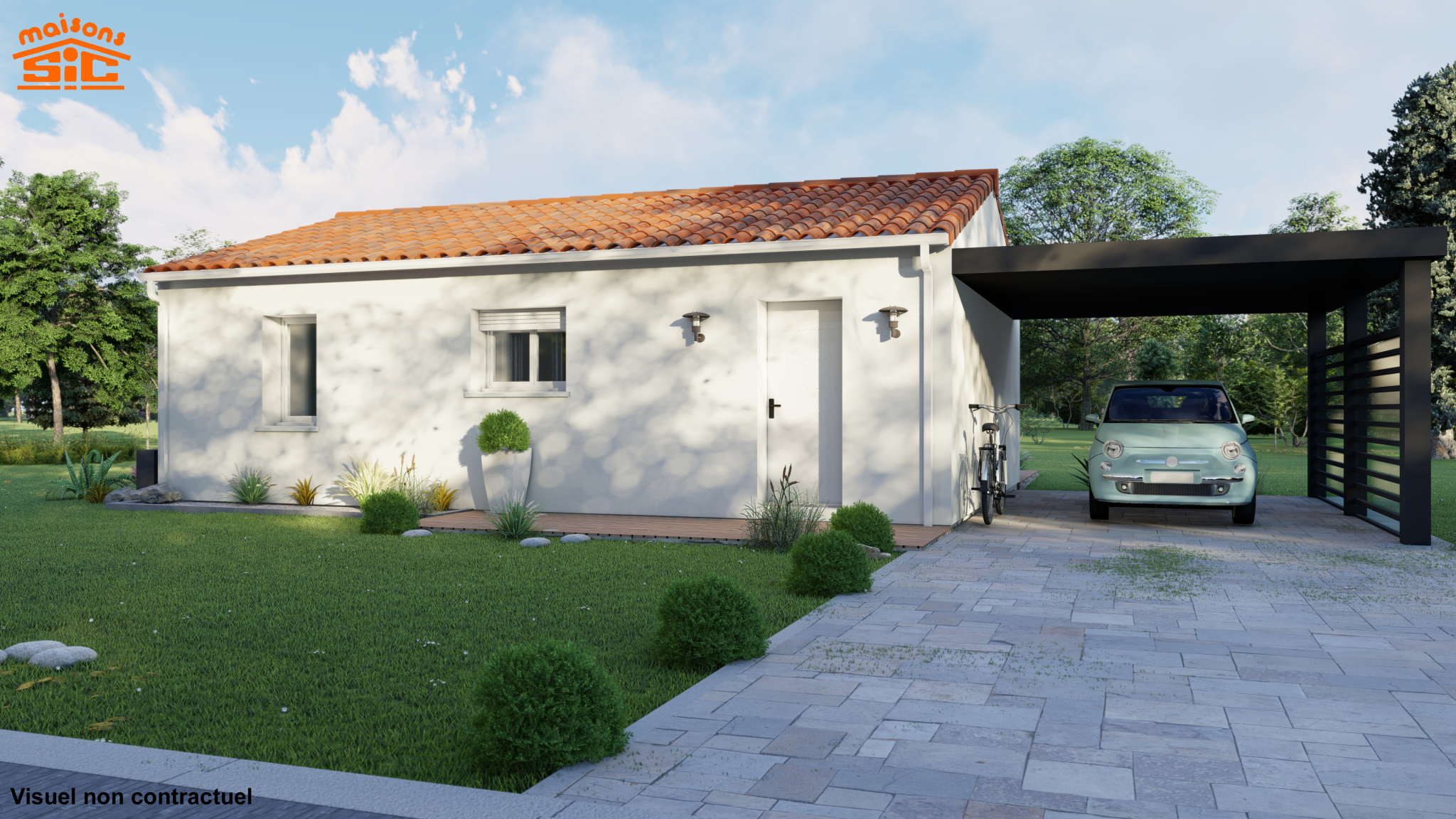 Vente maison à Villeneuve sur lot (47300) de 58 m2 habitable sur terrain de 739 m2