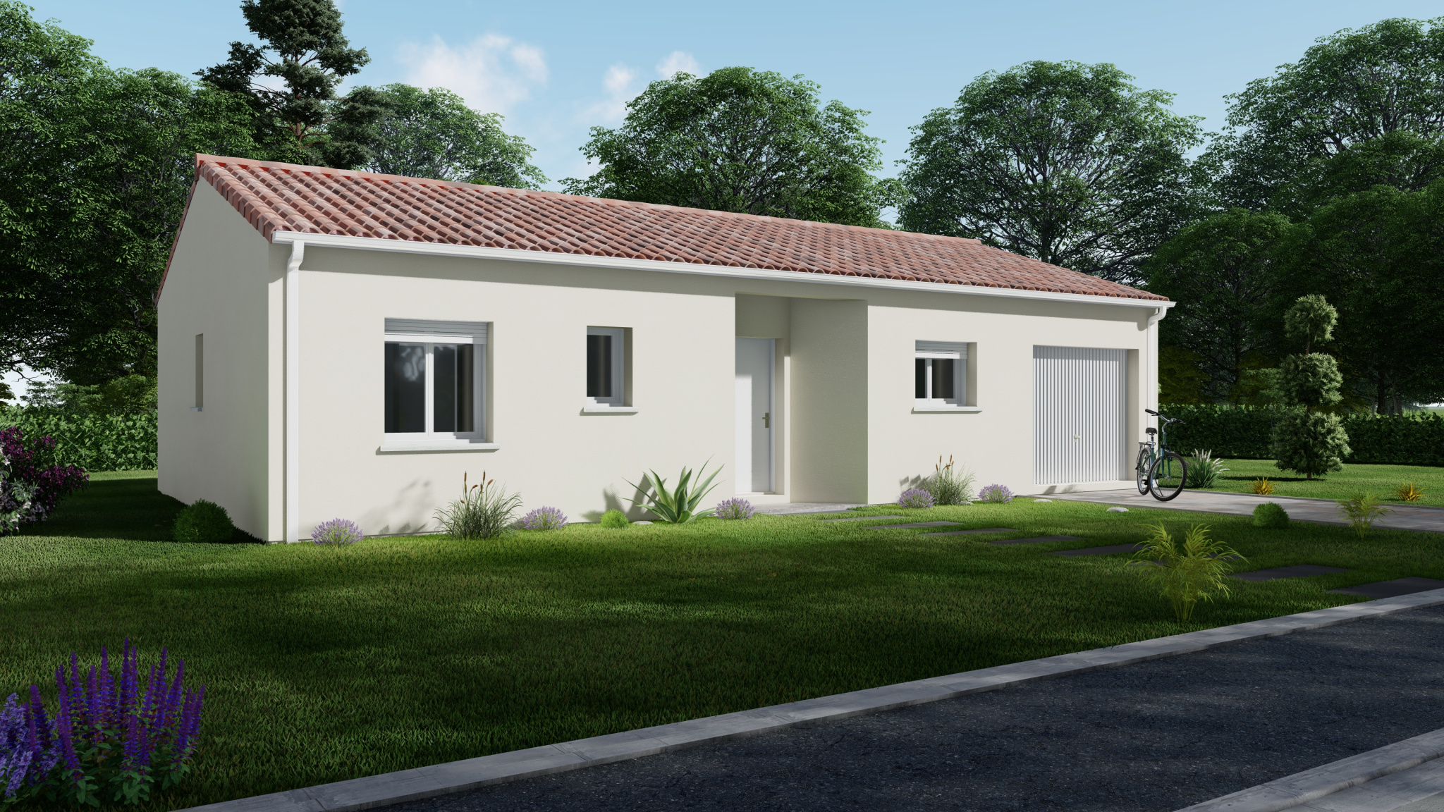 Vente maison à Villeneuve sur lot (47300) de 80 m2 habitable sur terrain de 1316 m2