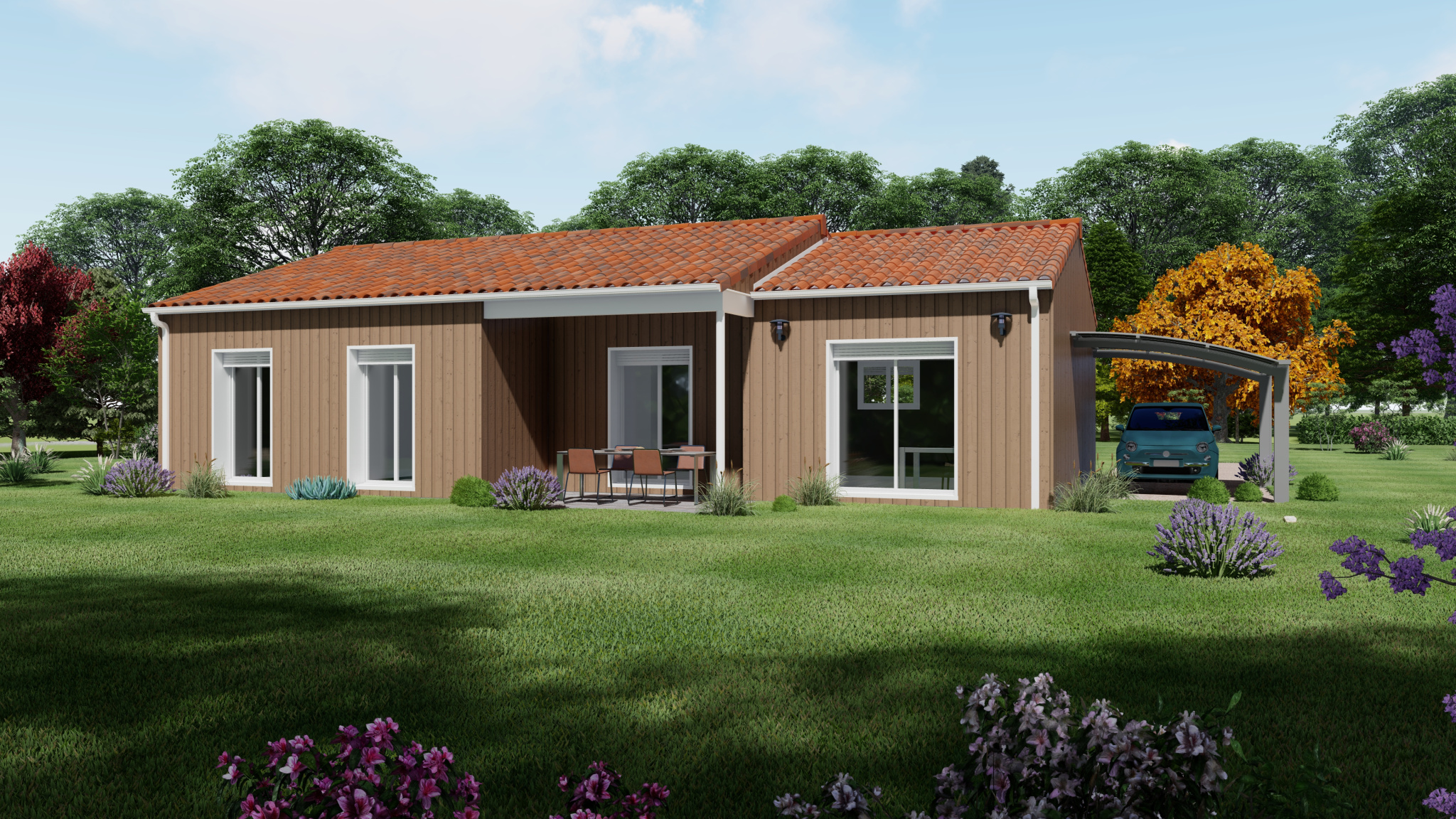 Vente maison à Auradou (47140) de 94 m2 habitable sur terrain de 4200 m2 Vente maison à Auradou (47140) de 94 m2 habitable sur terrain de 4200 m2