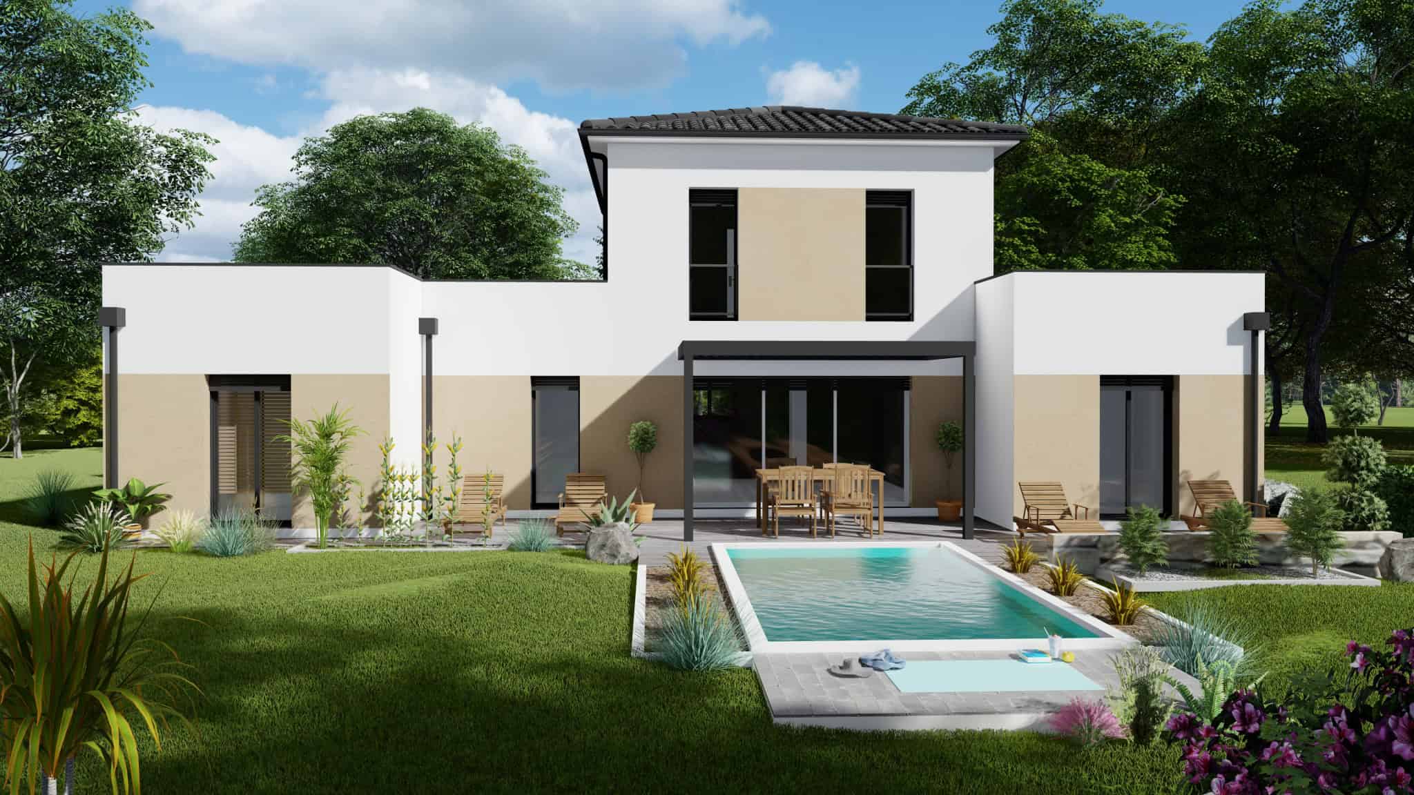 Vente maison à Corbarieu (82370) de 124 m2 habitable sur terrain de 2432 m2 Vente maison à Corbarieu (82370) de 124 m2 habitable sur terrain de 2432 m2