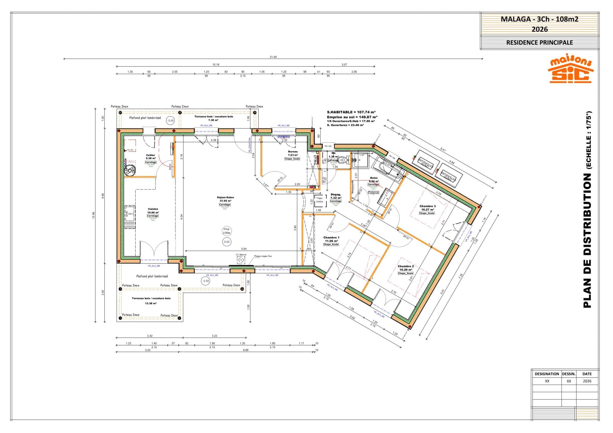 Vente maison à Le gres (31480) de 146 m2 habitable sur terrain de 673 m2