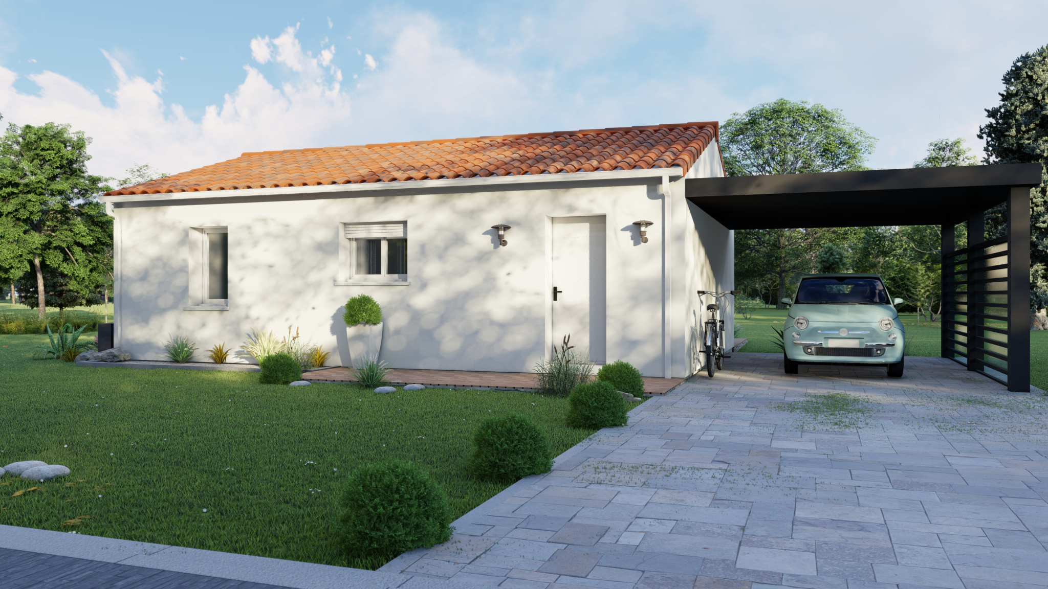 Vente maison à Ste bazeille (47180) de 58 m2 habitable sur terrain de 427 m2 Vente maison à Ste bazeille (47180) de 58 m2 habitable sur terrain de 427 m2