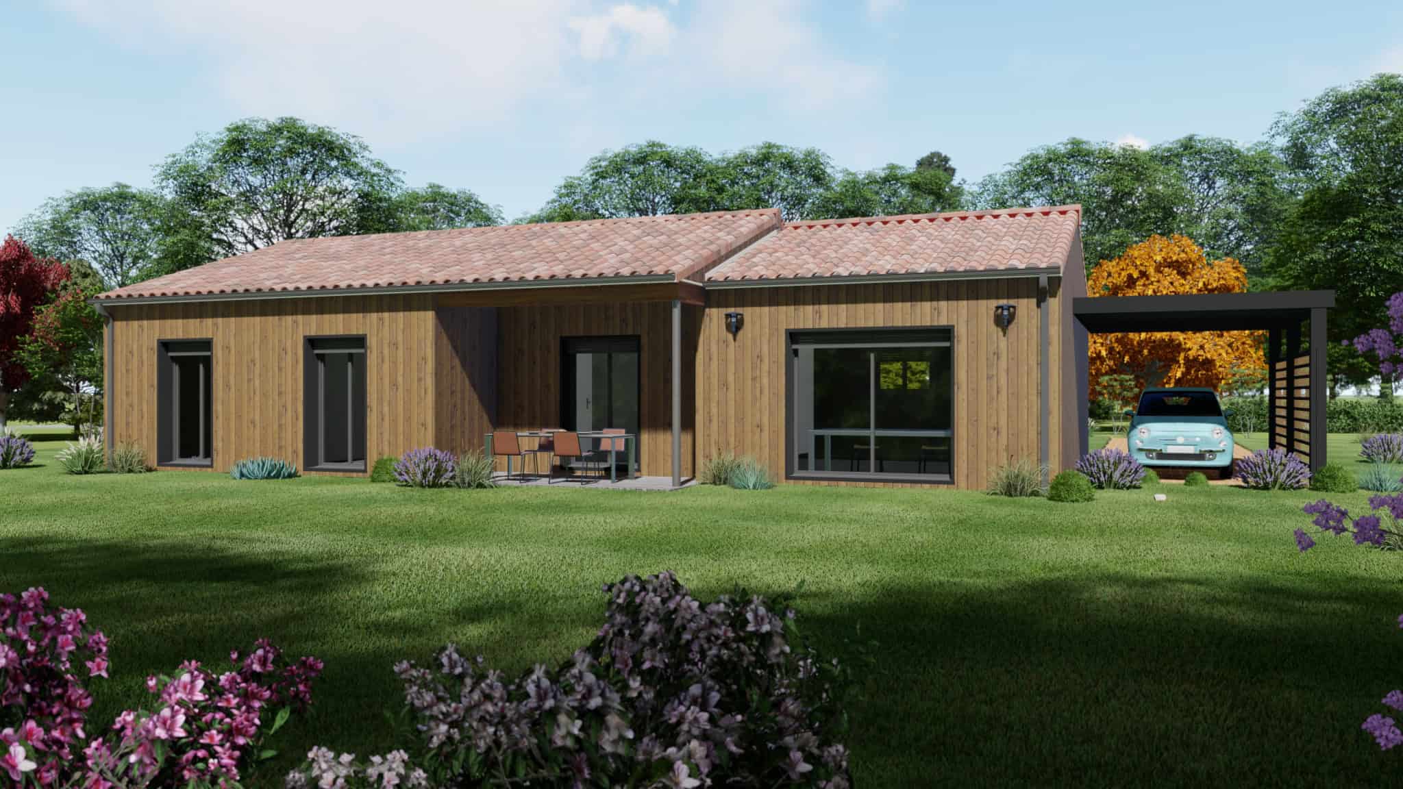 Vente maison à Vielle st girons (40560) de 108 m2 habitable sur terrain de 579 m2 Vente maison à Vielle st girons (40560) de 108 m2 habitable sur terrain de 579 m2