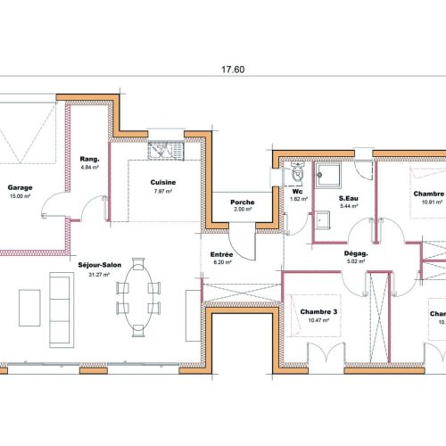 Plan Maison Moderne Elegance Carat Sud Ouest Plan Maison Moderne Elegance Carat Sud Ouest